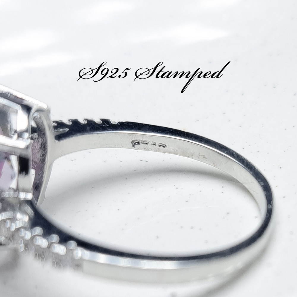 🎀925 Gradient Mystic Topaz Diamond Accent Ring - Picture 4 of 6